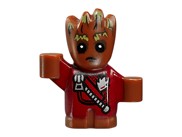 Baby Groot in Ravager Outfit