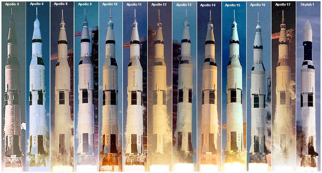 All Saturn V launches