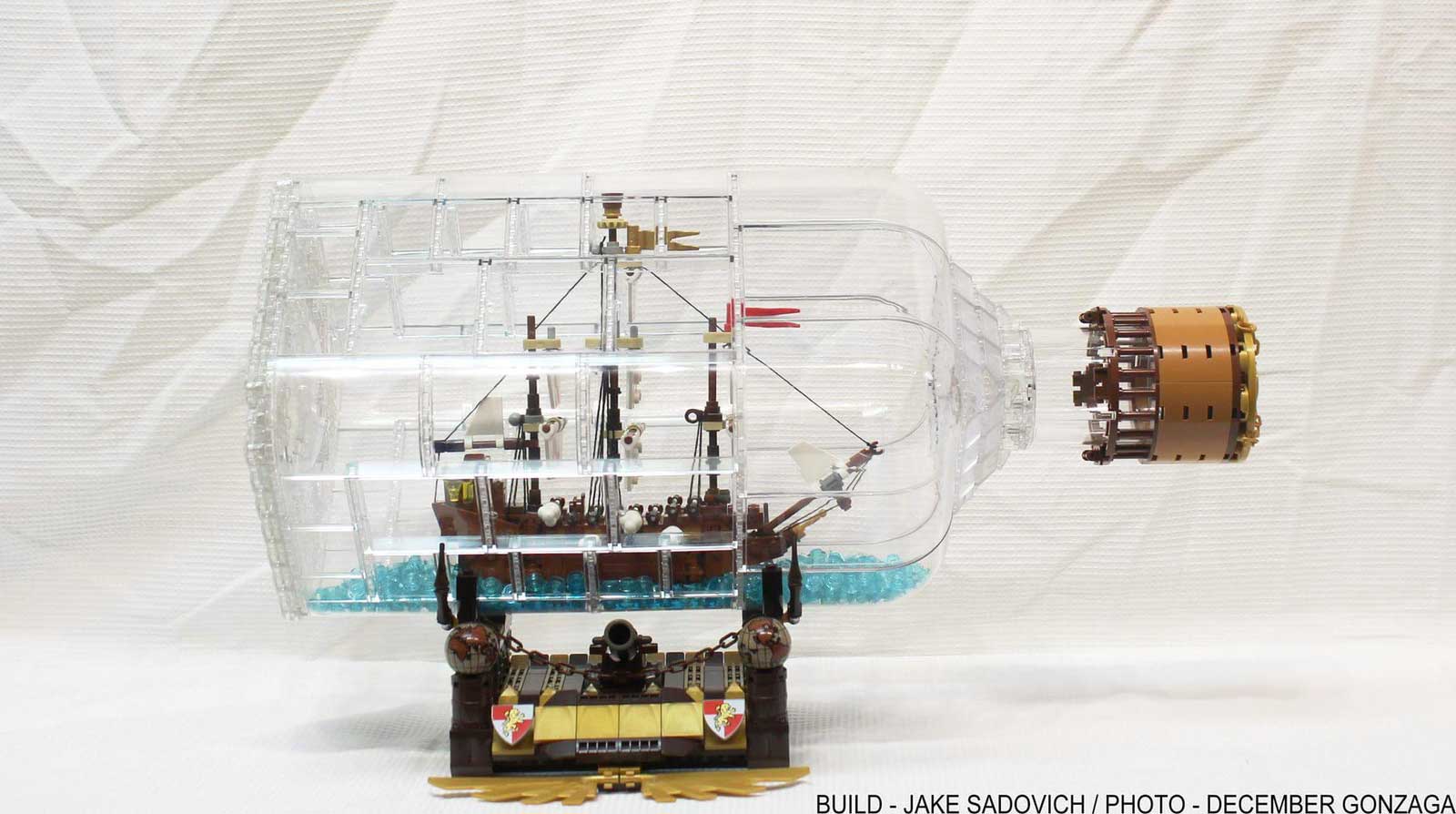 LEGO Ideas ship in a bottle - Leviathan