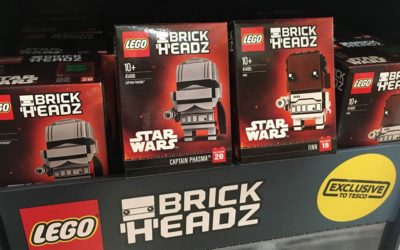 Limited Edition Captain Phasma and Finn Star Wars BrickHeadz Available at Tesco