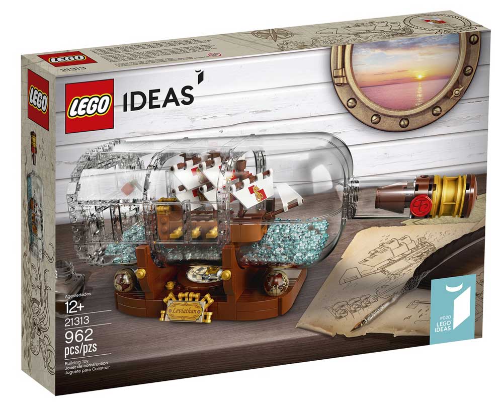 LEGO ideas ship in a bottle review