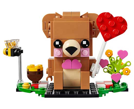 Valentines Bear BrickHeadz 40379